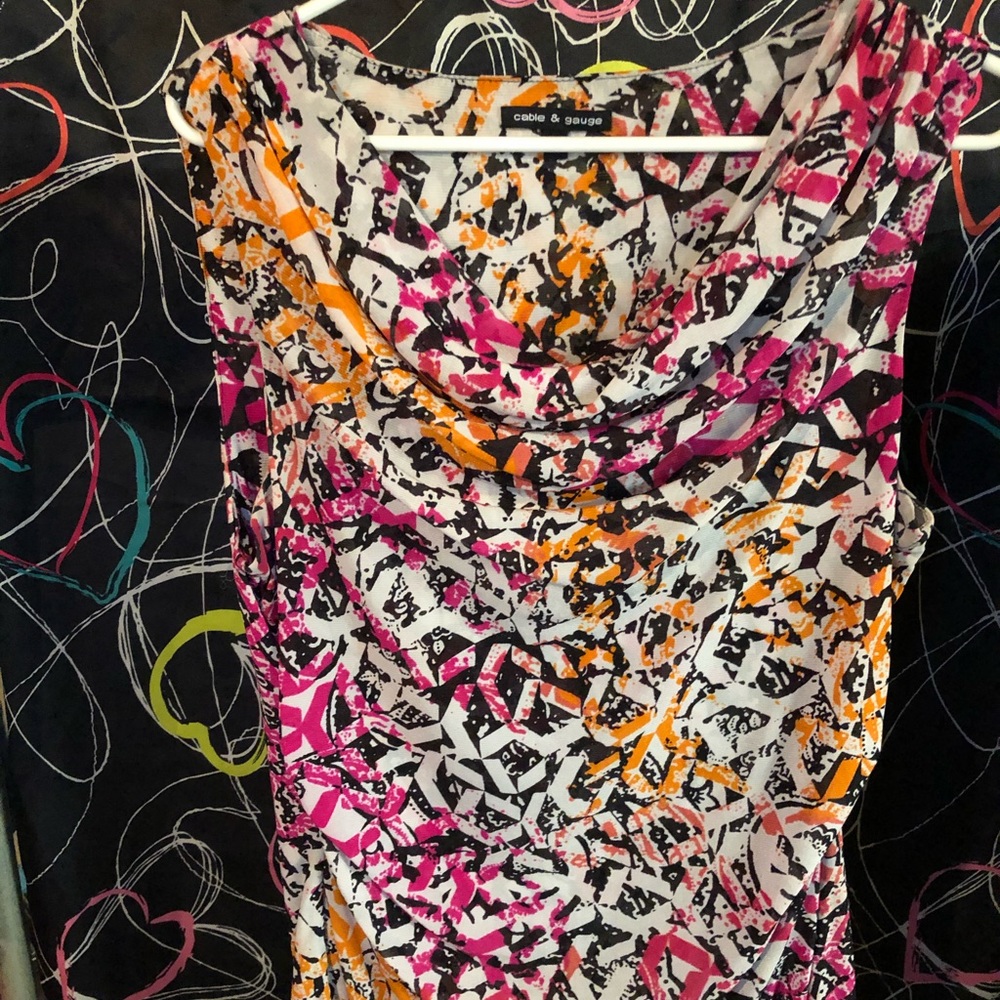 Cable and Gauge Colorful, abstract Tank Top